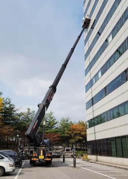 SK빌딩 유리교체 현장